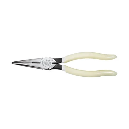 Klein D203-8-GLW Hi-Viz Long Nose Side Cutting Pliers