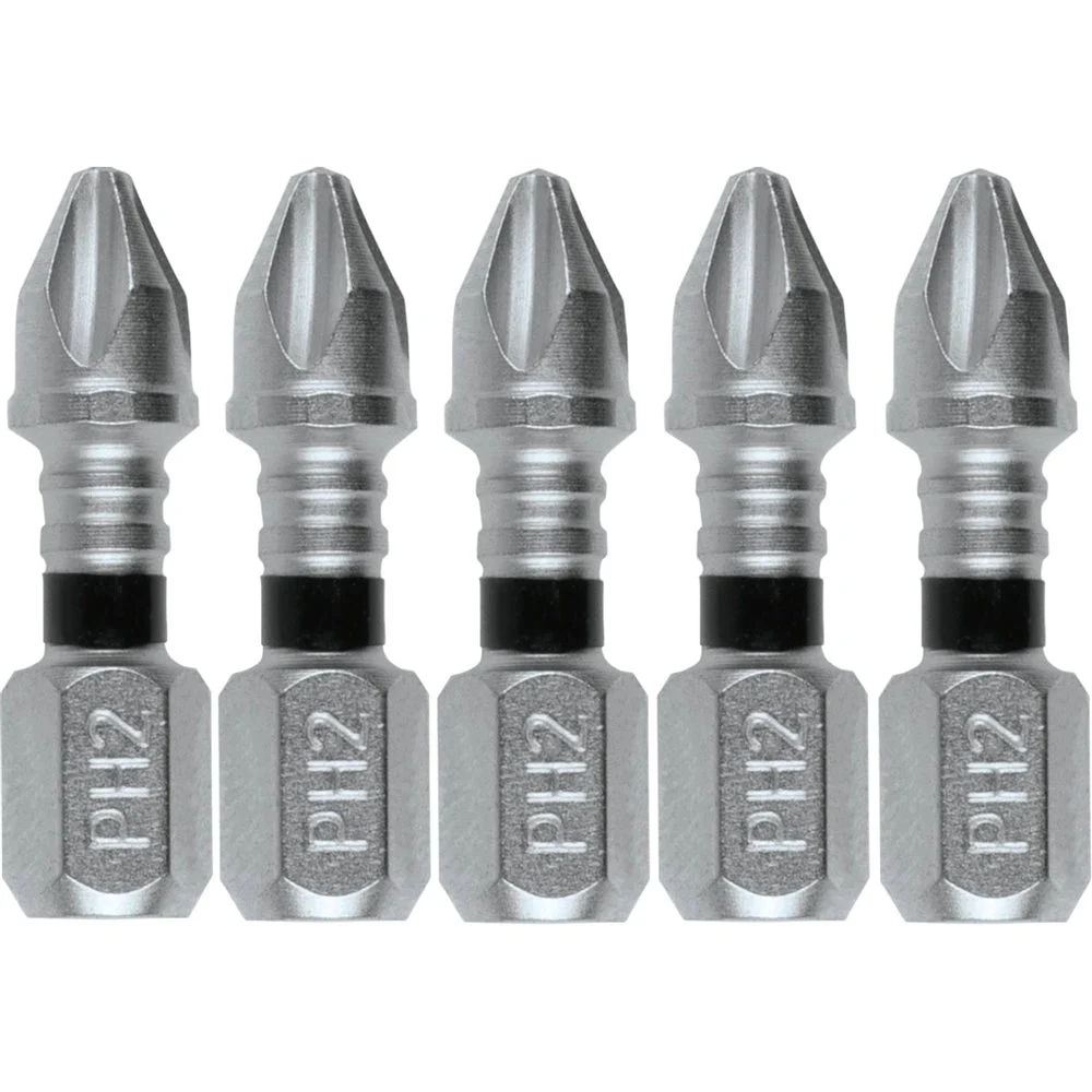 Makita E-00555 Number 2 Phillips 1 in. Insert Bit 5pk