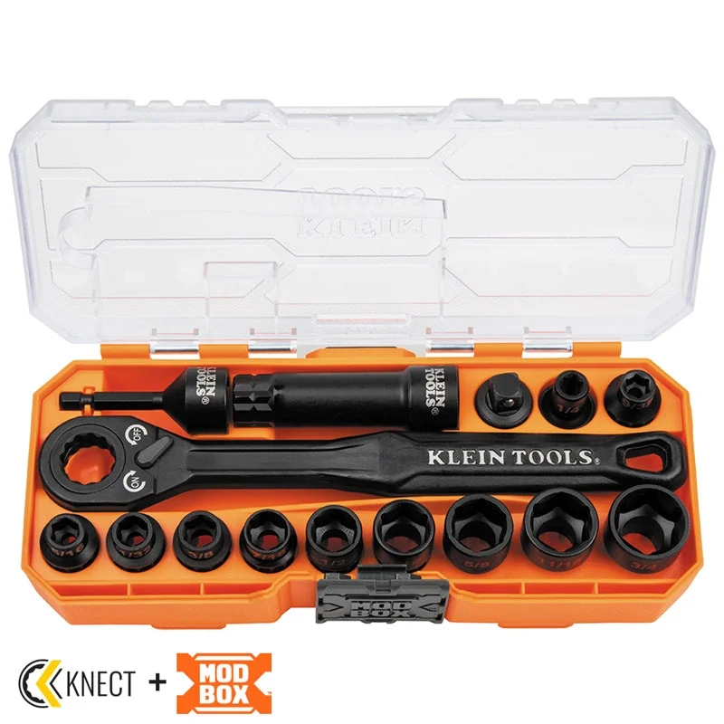 Klein 65400 15 Pc Impact Wrench Set