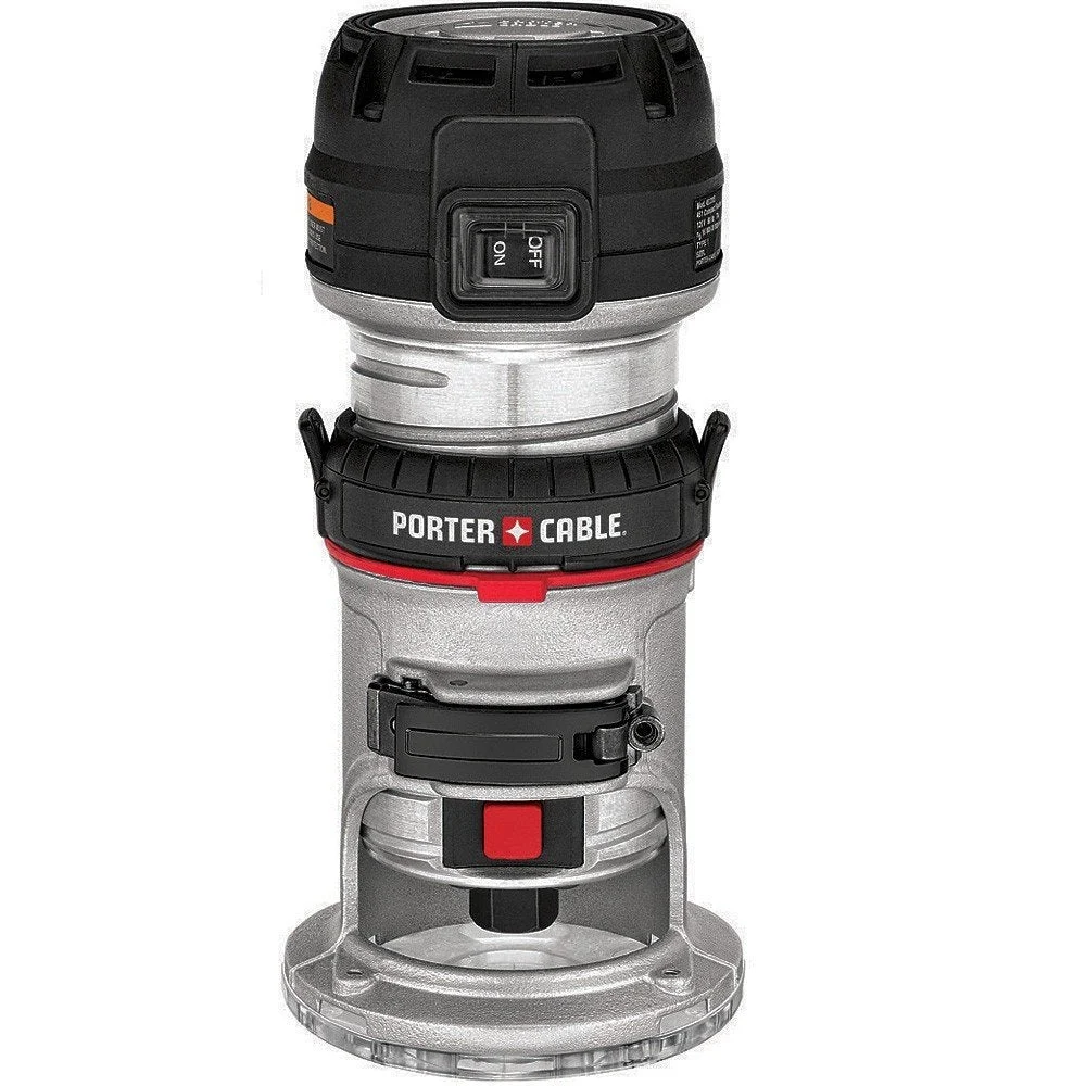Porter Cable Porter Cable Router, Variable Speed, 1/4-Inch Laminate Trimmer, 5.6-Amp