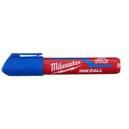 Milwaukee 48-22-3257 INKZALL Large Chisel Tip Blue Marker 12 Pack