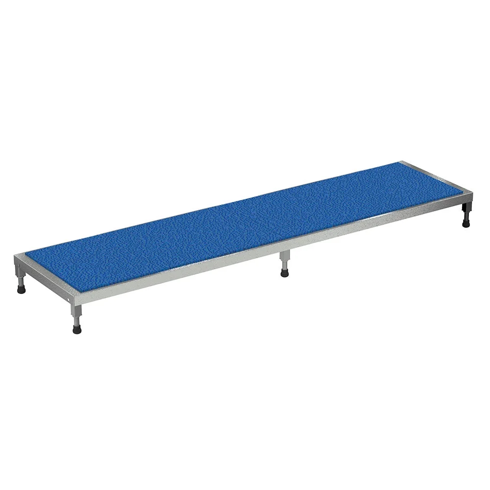 Vestil Adjust Ss Stand 6-3/4-8-3/4 H 24 X 96