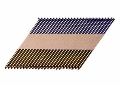 PrimeSource GRSP10D 30 Deg Paper Tape Nails 3" X .120" Smooth Common Bright - 2,000 pcs