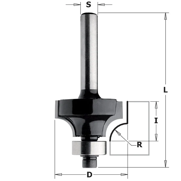 CMT 83802 Contractor Roundover & Beading Bit