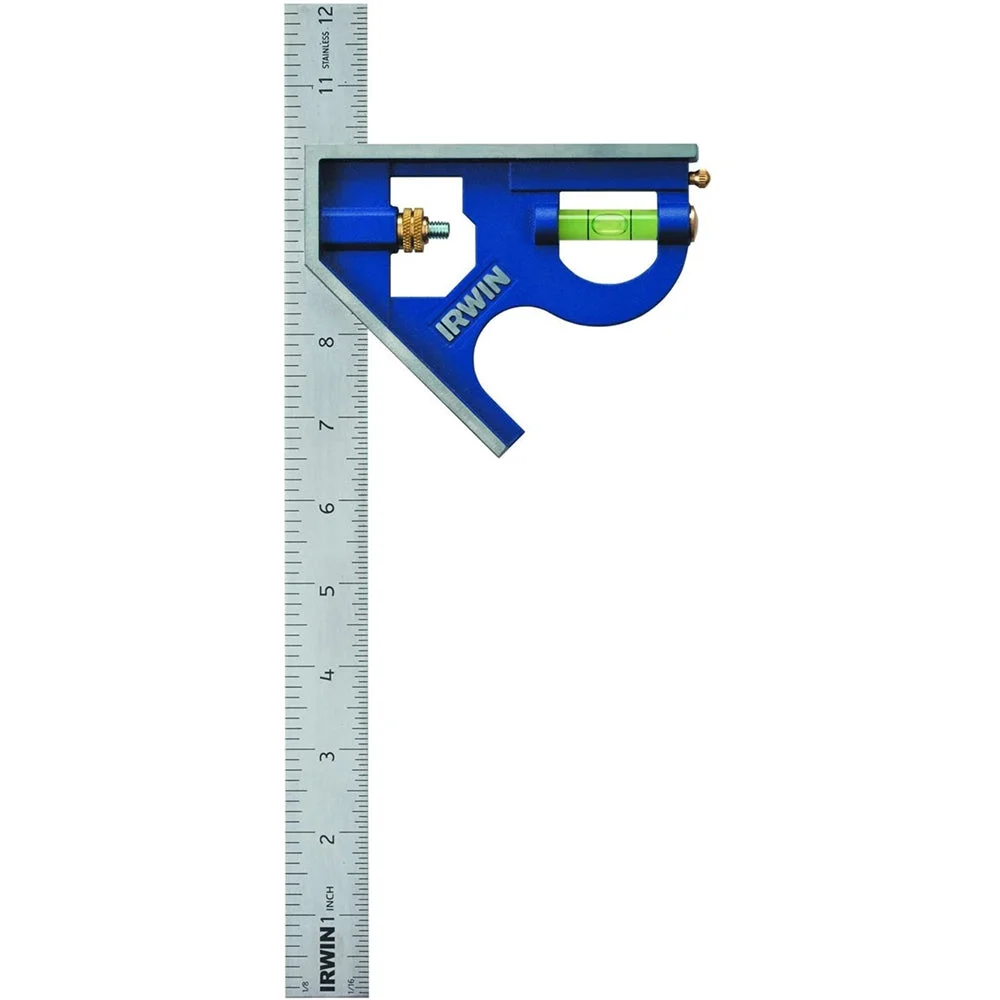 Irwin 1794469 Combination Square Metal-Body 12"