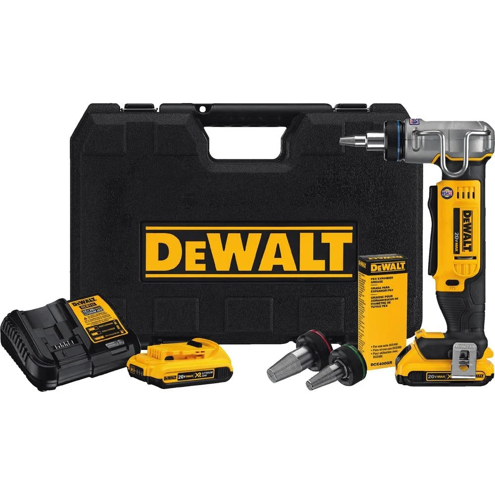 Dewalt DCE400D2 20V Max 1 In. Pex Expander Kit