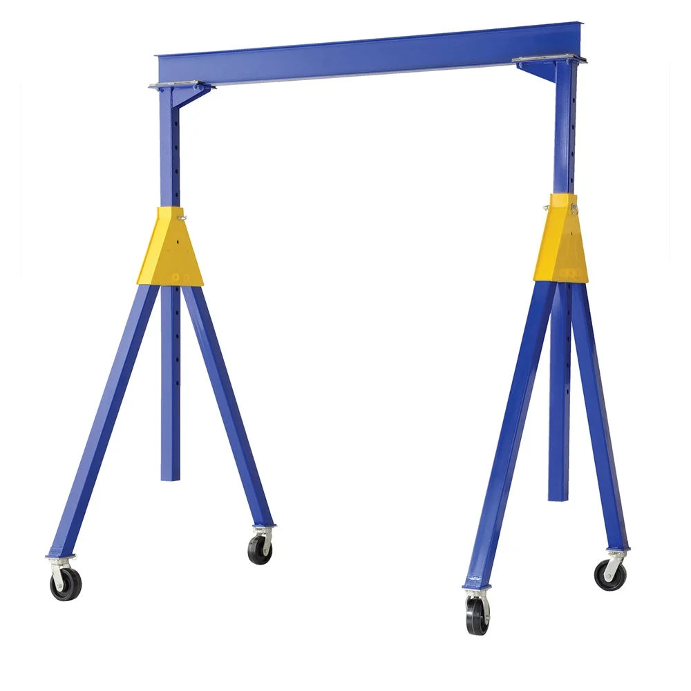 Vestil Adj Height Steel Gantry Crane 8k 20 X 16