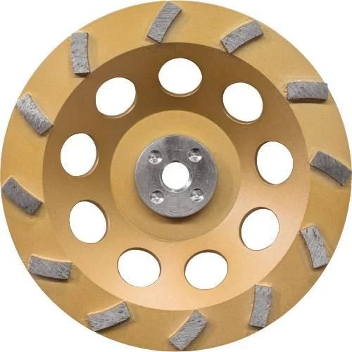 Makita A-96419 12 Segment Turbo Anti-Vibration Diamond Cup Wheel, 7"