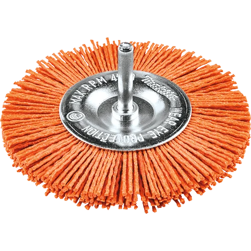 Makita D-70627 4 in. Nylon Wheel Brush, Coarse, 80 Grit
