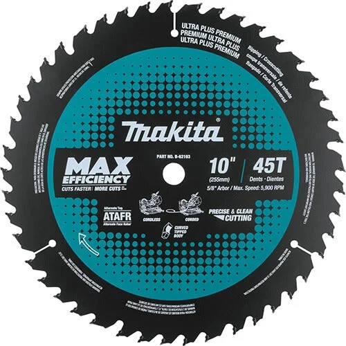 Makita B-62103 10 in. 45T Carbide Miter Saw Blade