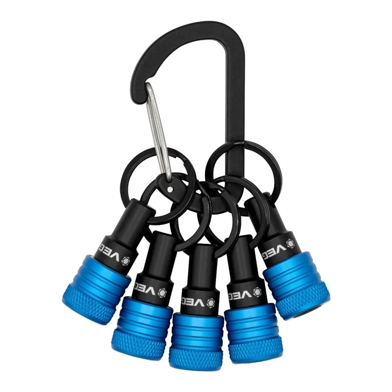 Vega VGT-5QKCH Keychain Bit Holders - 5 pc.