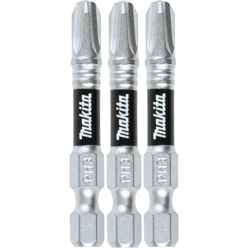 Makita E-00789 Number 3 Phillips 2 in. Power Bit 3pk