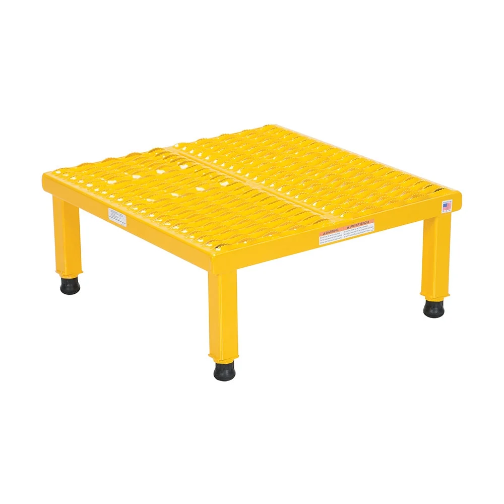 Vestil Adjust Alum Stand 9-1/2-15-1/2 H 19 X 36