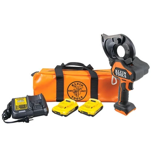 Klein BAT20GD10 Battery-Op Cable Cutter, CU/Al,2 Ah