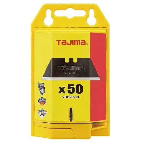 Tajima VRB2-50B V-REX II Steel Utility Knife Blades 50-P