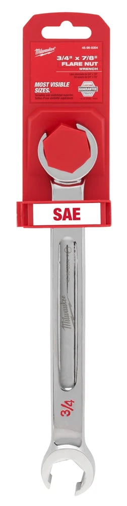 Milwaukee 45-96-8304 3/4" X 7/8" Double End Flare Nut Wrench