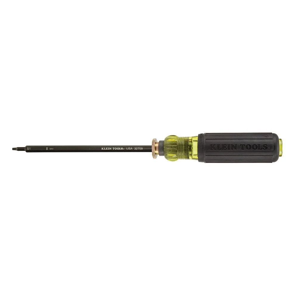 Klein 32708 Adj. Length Driver with Square #1 and #2 Blades