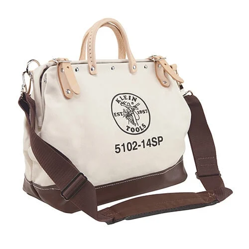 Klein 5102-14SP 14 in. Deluxe Canvas Tool Bag