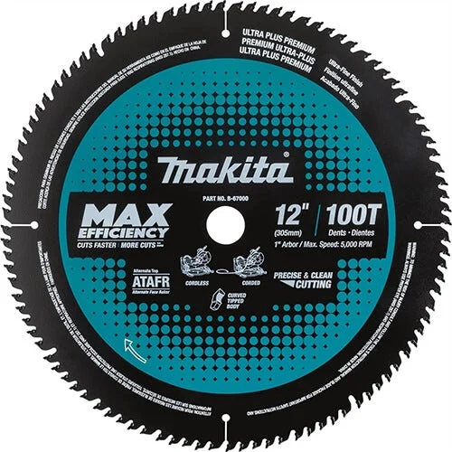 Makita B-67000 12 in. 100T Carbide Miter Saw Blade