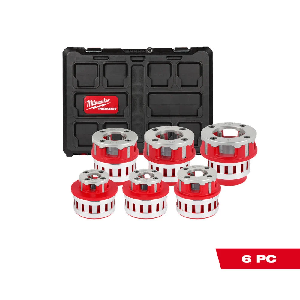 Milwaukee 48-36-1060 1/2" - 2" High Speed NPT Forged Aluminum Die Head KIT