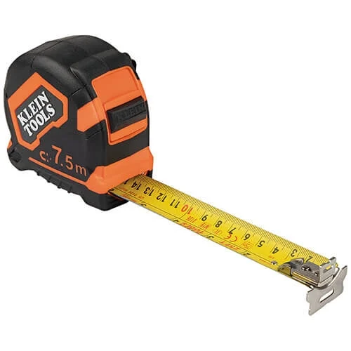 Klein 9375 Tape Measure 7.5m Magnetic Double-Hook