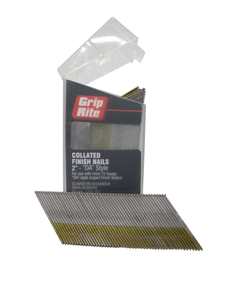 PrimeSource MAXB64880 Stainless Steel DA Style 15 gauge 2" Finish Nail 304SS - 1,000 pc Belt Clip