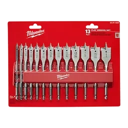 Milwaukee 48-27-1520 13 PC Flat Boring Bit Set