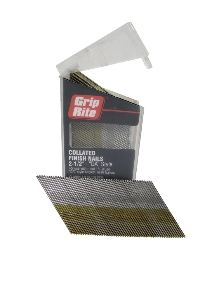 PrimeSource MAXB64881 Stainless Steel DA Style 15 gauge 2-1/2" Finish Nail 304SS - 1,000 pc Belt Clip