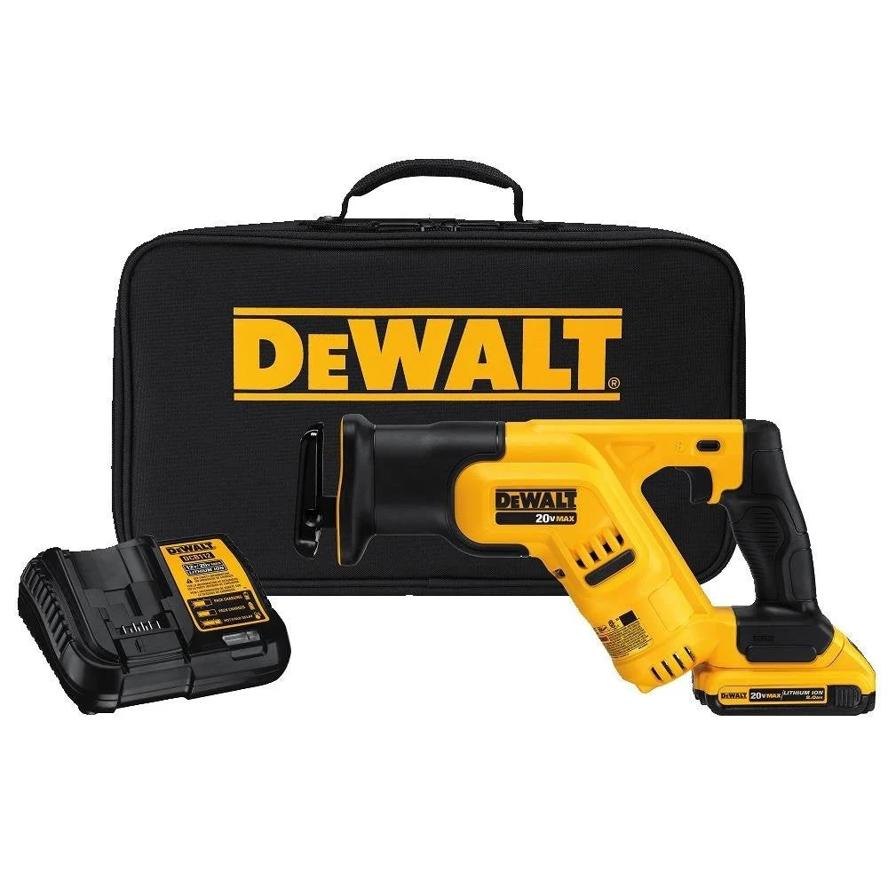 Dewalt Dcs387D1 20V Max Compact Cordless Recip Saw Kit (2.0Ah)