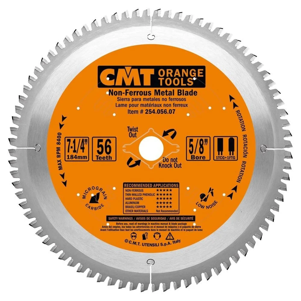 CMT 254.056.07 ITK Industrial NF Blade, 7-1/4, 56T