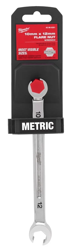 Milwaukee 45-96-8351 10mm X 12mm Double End Flare Nut Wrench