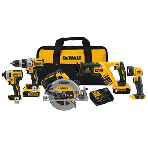 Dewalt Dck594P2 20V Max Xr 5 Tool Combo Kit