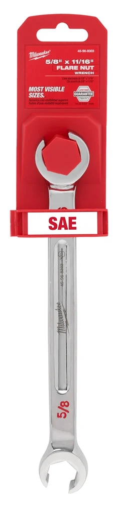 Milwaukee 45-96-8303 5/8" X 11/16" Double End Flare Nut Wrench
