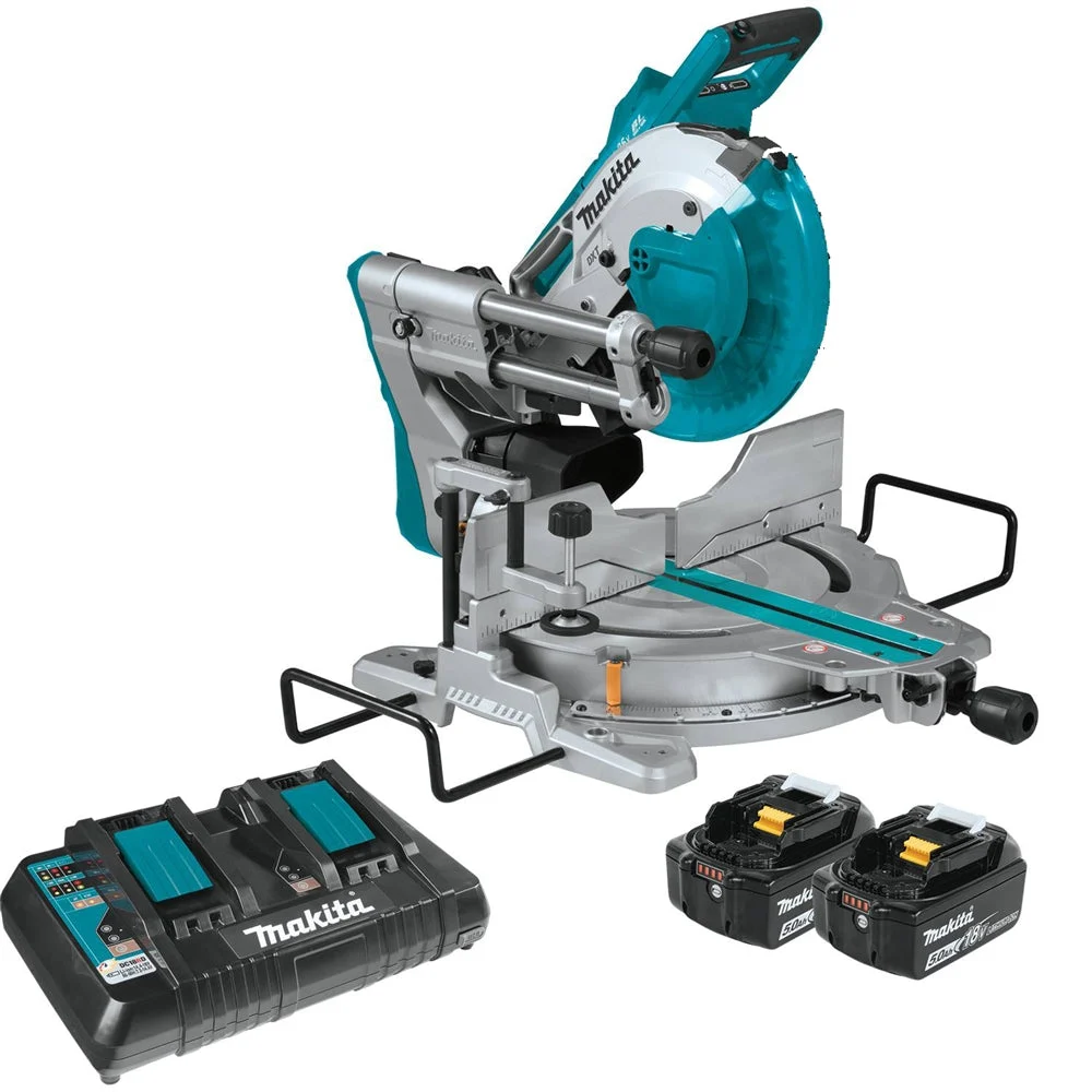 Makita XSL06PT 18V 10 in. Dual Bevel Miter Saw Laser