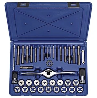 Irwin 1835091 Performance Threading System Tap And Die Set -Machine Screw/Fractional 40-Piece