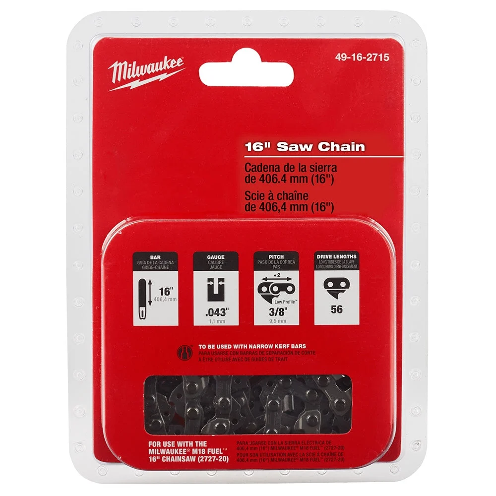Milwaukee 49-16-2715 16 in. Saw Chain