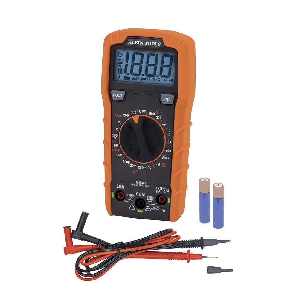 Klein MM325 Digital Multimeter, Manual 600V