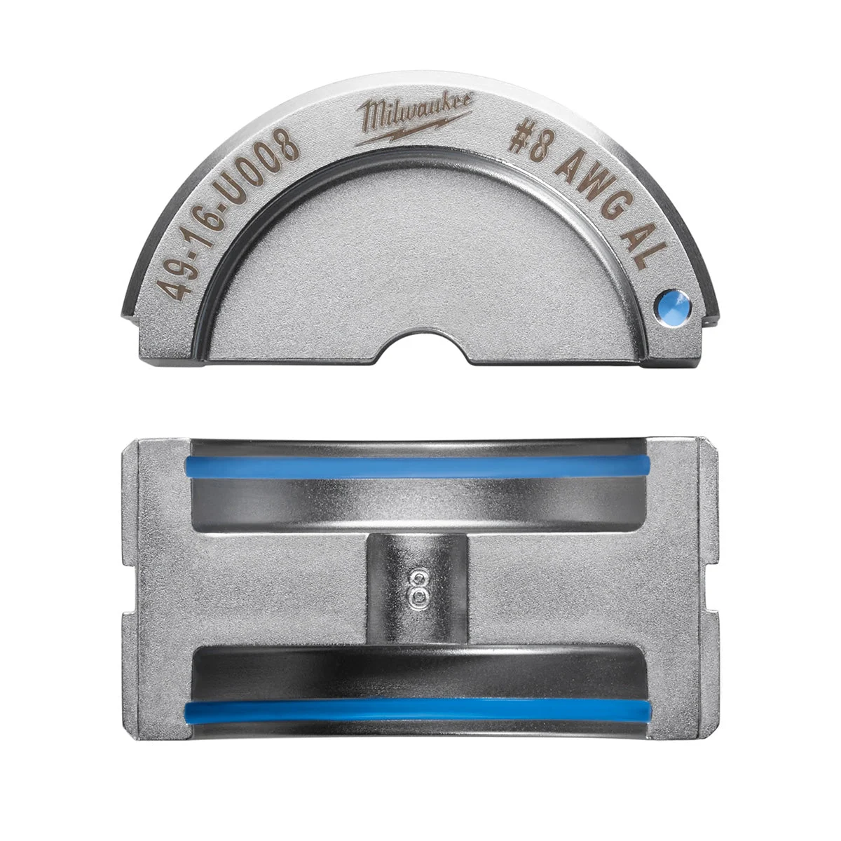 Milwaukee 49-16-U008 #8 ALUMINUM U STYLE DIE