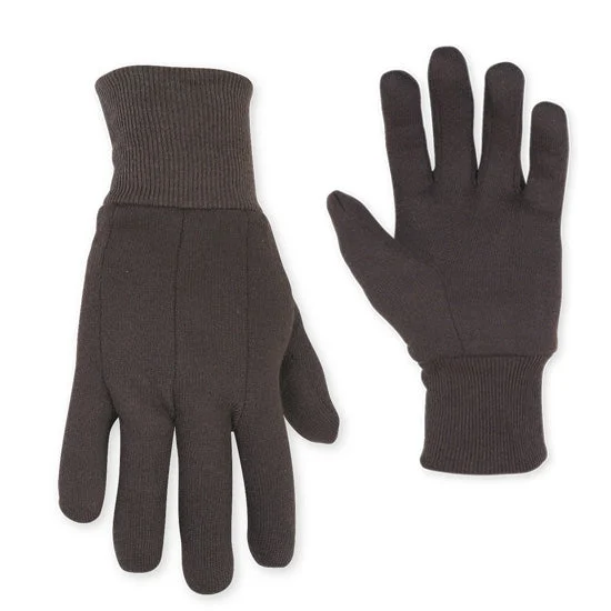 CLC Work Gear 2018L 100% Cotton Brown Jersey - L (12 pair/pack "Job Pack")