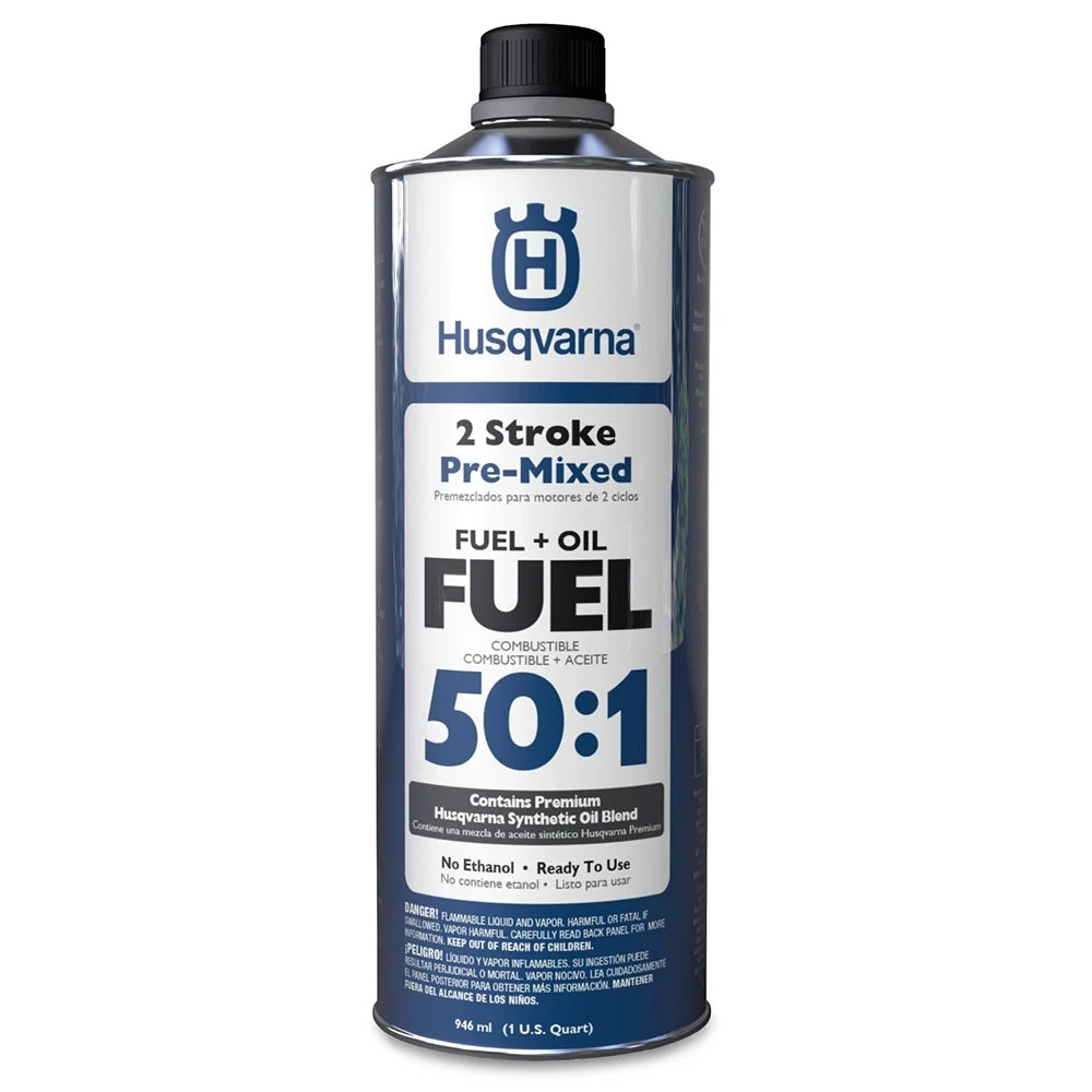 Husqvarna 581158701 QUART PRE-MIXED 2-STROKE FUEL & OIL MIX (2 Cases)