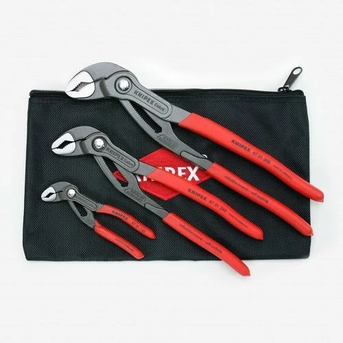 Knipex 9K 00 80 122 US 3 Pc. Pliers Tool Set with Pouch
