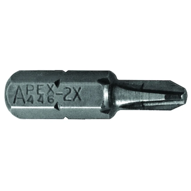 Cooper 446-2X 1/4'' Phillips #2 Hex Insert Bits