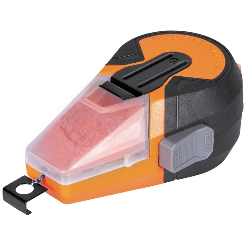 Klein CHLK50R 50 ft. Auto-Retracting Chalk Line, Red