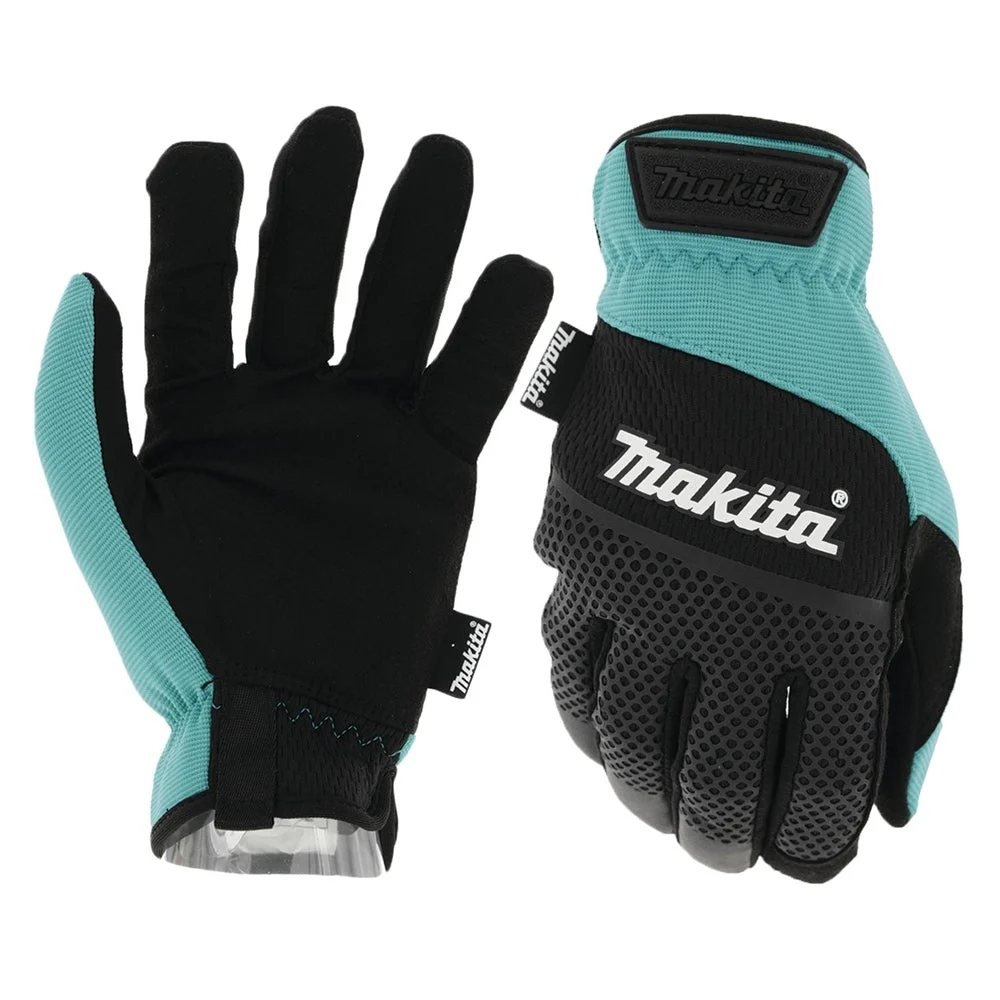Makita T-04167 Open Cuff Utility Work Gloves (Large)