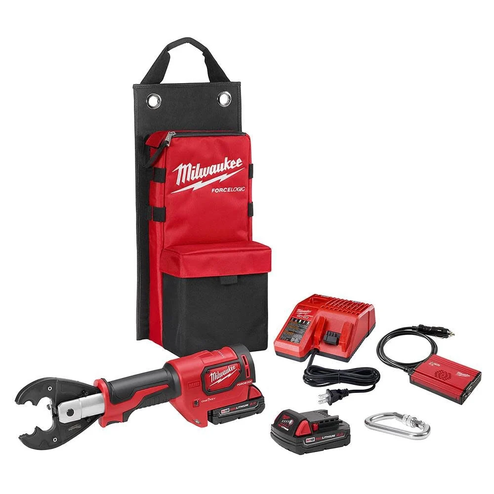 Milwaukee 2678-22BG M18 FORCE LOGIC 6T UTILITY CRIMPING KIT W/ D3 GROOVES & FIXED BG DIE