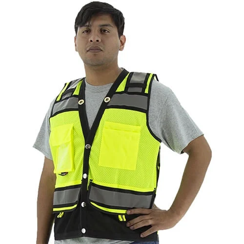 Majestic 75-3237 Hi-Vis Heavy Duty Surveyor's Vest