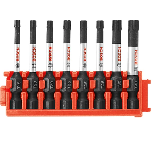 Bosch CCSTV208 8 pc. Torx 2 Inch Power Bits w/Clip