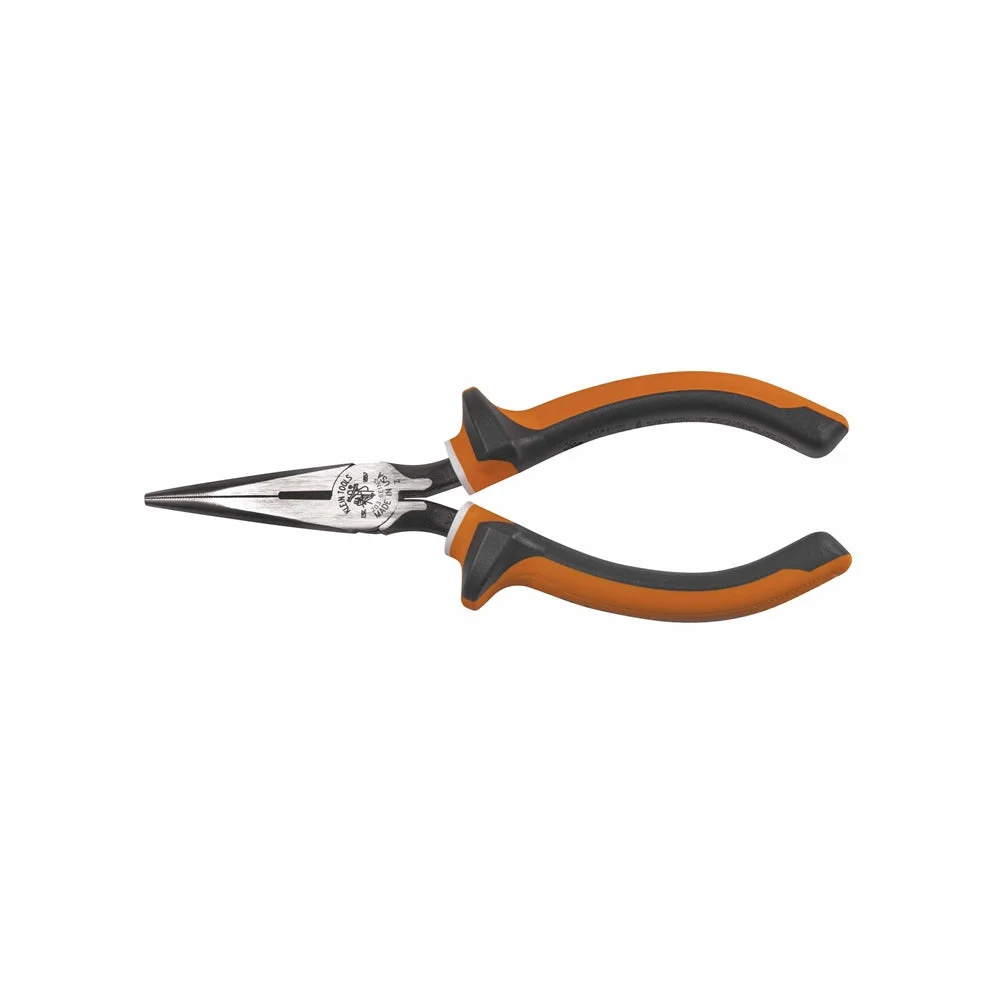 Klein Tools 2036EINS Electrician's Insulated 6" Long Nose Side-Cutting Plier
