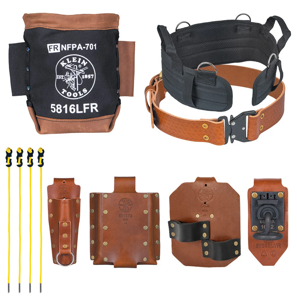 Klein Tools Ironworker Complete Toolbelt System, Extra Large