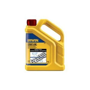 Irwin 4935525 Strait-Line Marking Chalk Permanent Staining Crimson Red 4 Lbs